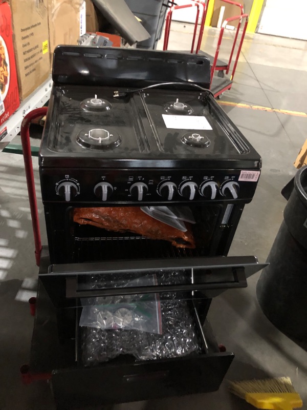 Photo 2 of ***TRUCK/TRAILER PICKUP ONLY - SEE COMMENTS***
Avanti GR2415CB GR24 24" Compact Gas Range Oven, in Black