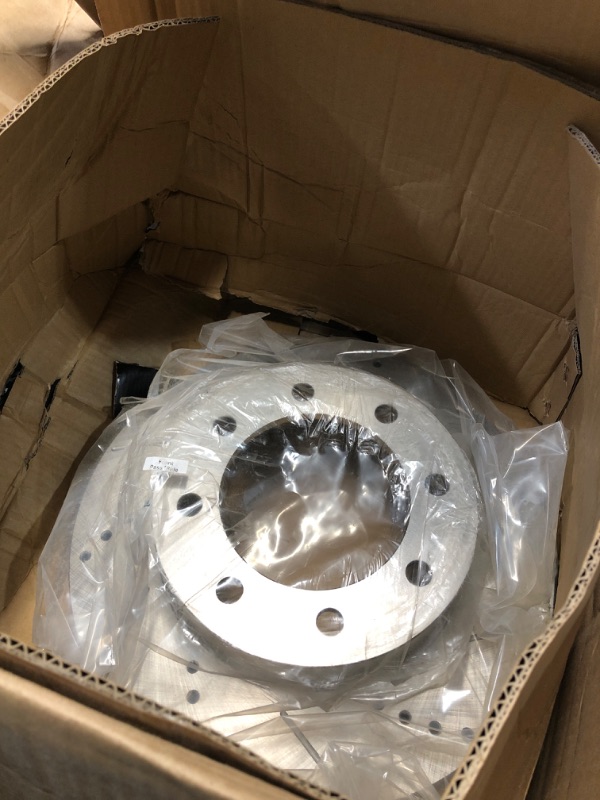 Photo 3 of **MISSING ONE SET OF BRAKES**
Callahan Front and Rear Drilled Slotted Brake Disc Rotors and Ceramic Brake Pads + Hardware Brake Kit For 2013-2022 Ford F-250 F-350 4WD 8 Lug
