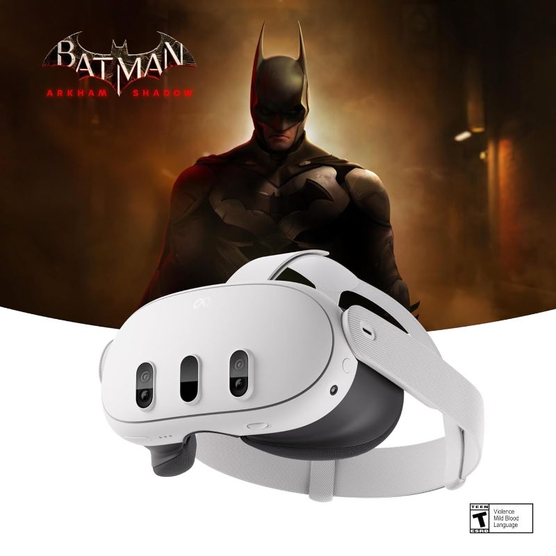 Photo 1 of 
Meta Quest 3 512GB — The Most Powerful Quest — Ultimate Mixed Reality Experiences — Get Batman: Arkham Shadow and a 3-Month Trial of Meta Quest+ Included