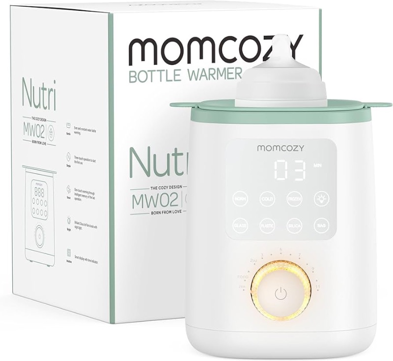 Photo 1 of (READ FULL POST) Momcozy Nutri Bottle Warmer, 9-in-1 Baby Bottle Warmer with Night Light, Accurate Temperature to Preserve Fullest Nutrients in Breast Milk, Bottle Warmers for All Bottles with Breastmilk or Formula