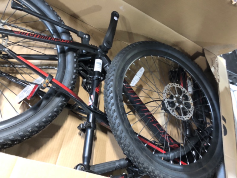 Photo 4 of ***SEE NOTES*** Schwinn Sidewinder Mountain Bike; 24-Inch wheels, 21-speeds, Black / Red