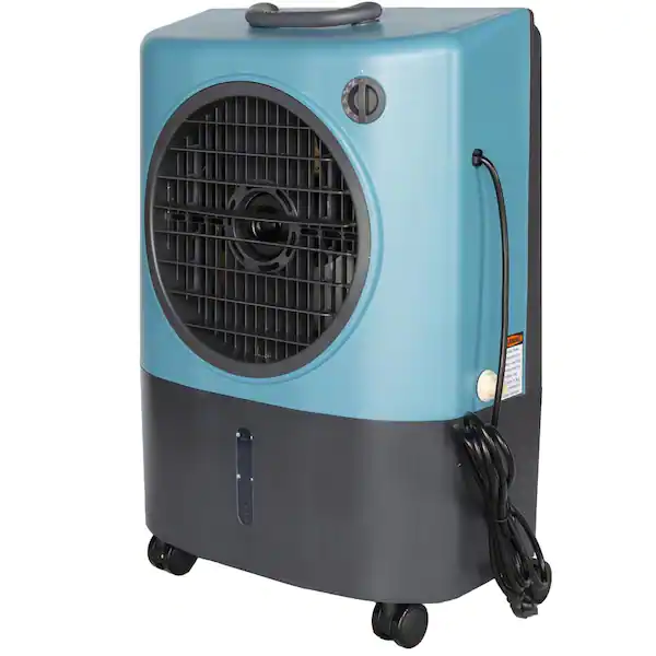 Photo 1 of ***USED - LIKELY MISSING PARTS - UNABLE TO VERIFY FUNCTIONALITY***
Hessaire MC18V Portable Evaporative Cooling Fan, Indoor/Outdoor Low Humidity Environments, 1300 CFM, 500 sq. ft., 2-Speed Fan, 53.4 dB, Dark Gray