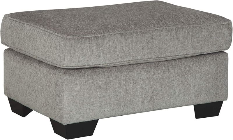 Photo 1 of ***STOCK PHOTO REFERENCE ONLY***Modern Rectangular Accent Ottoman, Light Gray Approx 34x30