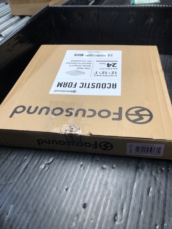 Photo 2 of ***FACTORY SEALED***
Focusound 24 Pack Acoustic Foam Panels 1" x 12" x 12" Sound Proof Foam Panles Soundproofing Noise Cancelling 