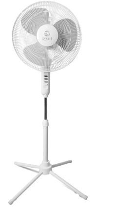 Photo 1 of ***USED - LIKELY MISSING PARTS - UNABLE TO VERIFY FUNCTIONALITY - SEE PICTURES***
LOMI 16" Oscillating Stand Up Fan