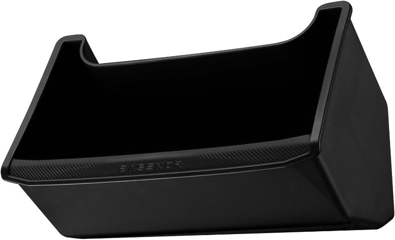 Photo 1 of (READ FULL POST) BASENOR 2024 Newest Tesla Model 3 Rear Trash Can Center Console Organizer [Carbon Edition] Backseat Storage Box Rear Middle Bin 2nd Row Seat Organizer for Model 3 Interior Accessories
