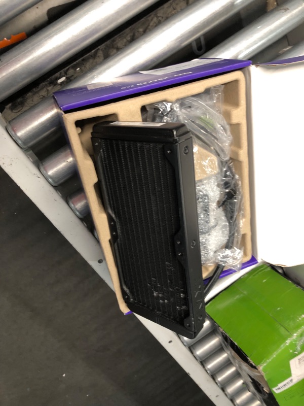 Photo 6 of ***DAMAGED - LIKELY MISSING PARTS - UNABLE TO TEST - SEE PICTURES***
NZXT Kraken 240-240mm AIO CPU Liquid Cooler - Customizable 1.54"" Square LCD Display for Images, Performance Metrics and More - High-Performance Pump - 2 x F120P Fans - Black
333