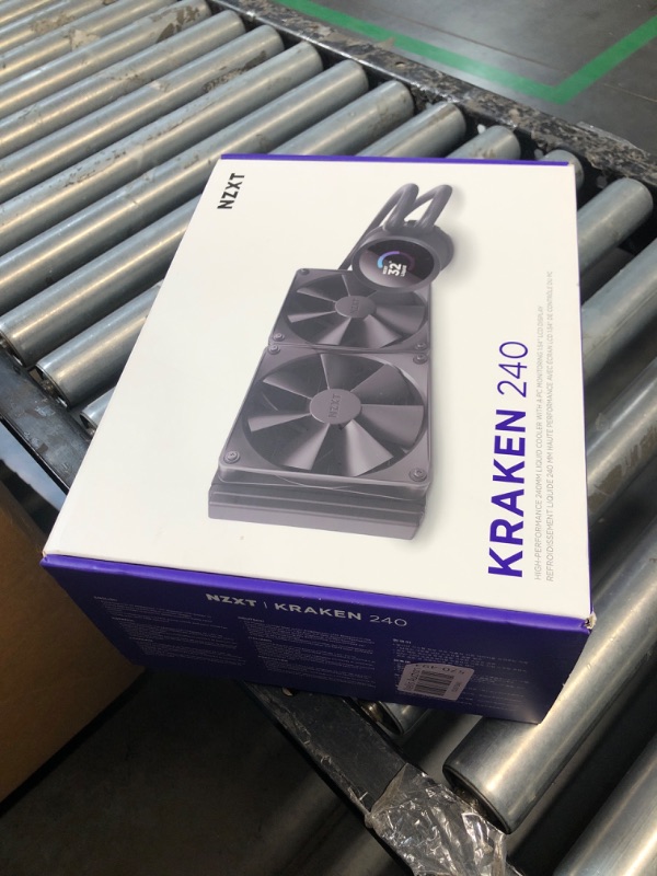 Photo 2 of ***DAMAGED - LIKELY MISSING PARTS - UNABLE TO TEST - SEE PICTURES***
NZXT Kraken 240-240mm AIO CPU Liquid Cooler - Customizable 1.54"" Square LCD Display for Images, Performance Metrics and More - High-Performance Pump - 2 x F120P Fans - Black
333