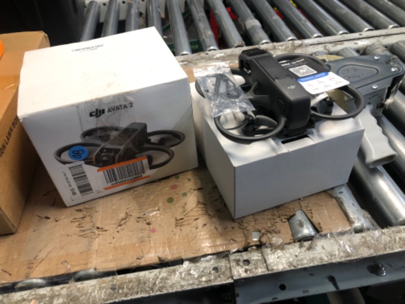 Photo 1 of DJI Avata 2 Fly More Combo (1 Battery), FPV Drones with Camera for Adults 4K, Immersive Experience, Built-in Propeller Guard, Easy Flip/Roll, FAA Remote ID Compliant, POV Content Drone, Black