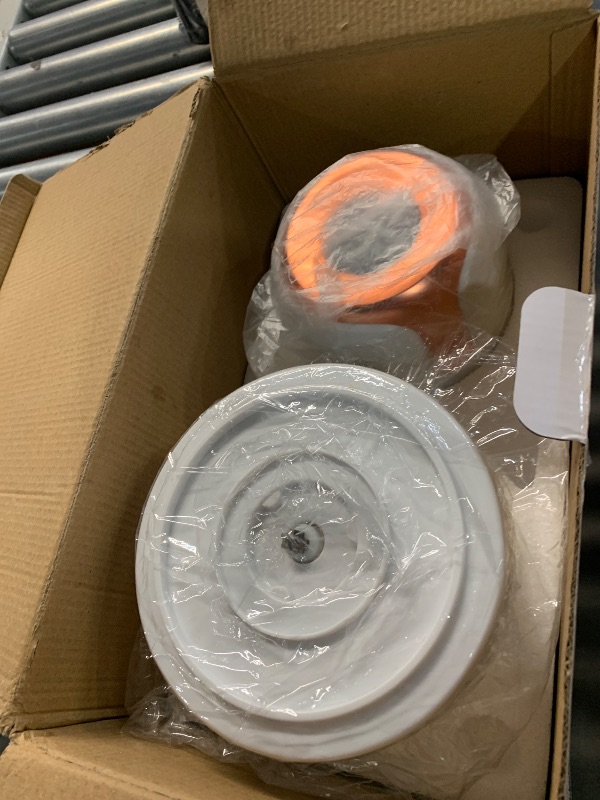 Photo 1 of ***(MISSING CHARGING CORD/ UNABLE TO TEST ITEM)***
Sunfuny Cordless Food Processor, Mini Food Chopper Wireless with 5-Cup Glass Bowl, 6000mAh Battery USB-C Rechargeable Vegetable Chopper, Electric Meat Blender Garlic Grinder Kitchen Mixer (Rose Gold)