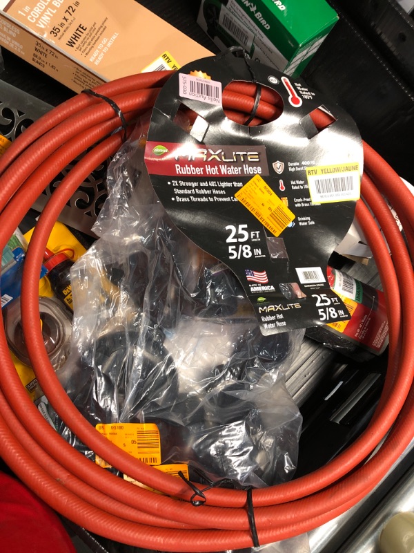 Photo 3 of **LOOKS NEW** MAXLite 5/8 in. dia x 25 ft. Hot Water Rubber+ Hose


