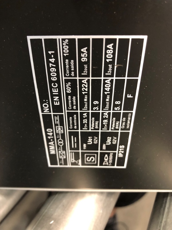 Photo 5 of ***USED - LIKELY MISSING PARTS - UNABLE TO VERIFY FUNCTIONALITY***
SSIMDER Stick Welder with Pulse ARC 140A ARC/PULSE Stick/LIFT TIG 3 in 1 Welding Machine 110V/220V Pulse Frequency Adjustable Hot Start ARC Force VRD MMA Portable Welder Machine with LCD I