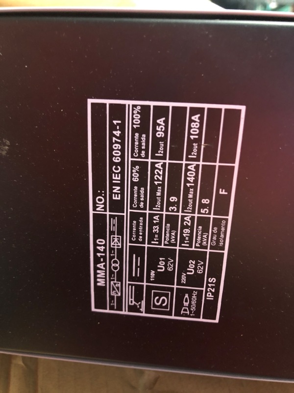 Photo 3 of ***USED - LIKELY MISSING PARTS - UNABLE TO VERIFY FUNCTIONALITY***
SSIMDER Stick Welder with Pulse ARC 140A ARC/PULSE Stick/LIFT TIG 3 in 1 Welding Machine 110V/220V Pulse Frequency Adjustable Hot Start ARC Force VRD MMA Portable Welder Machine with LCD I