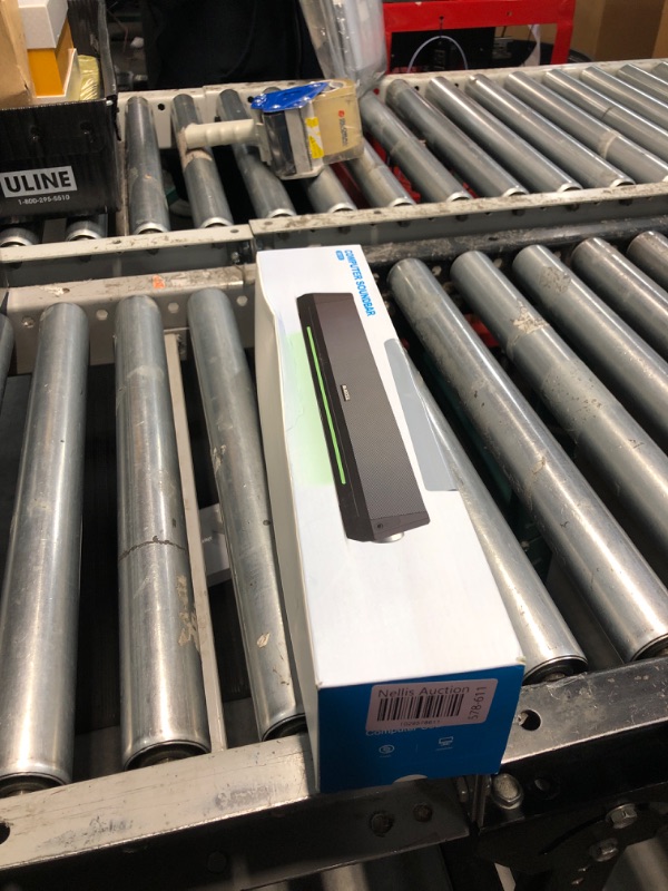 Photo 1 of Computer Speakers, Dynamic RGB Computer Sound Bar, HiFi Stereo Bluetooth 5.0 & 3.5mm Aux-in Connection, USB Powered Computer Speakers for Desktop, PC, Laptop, Tablets