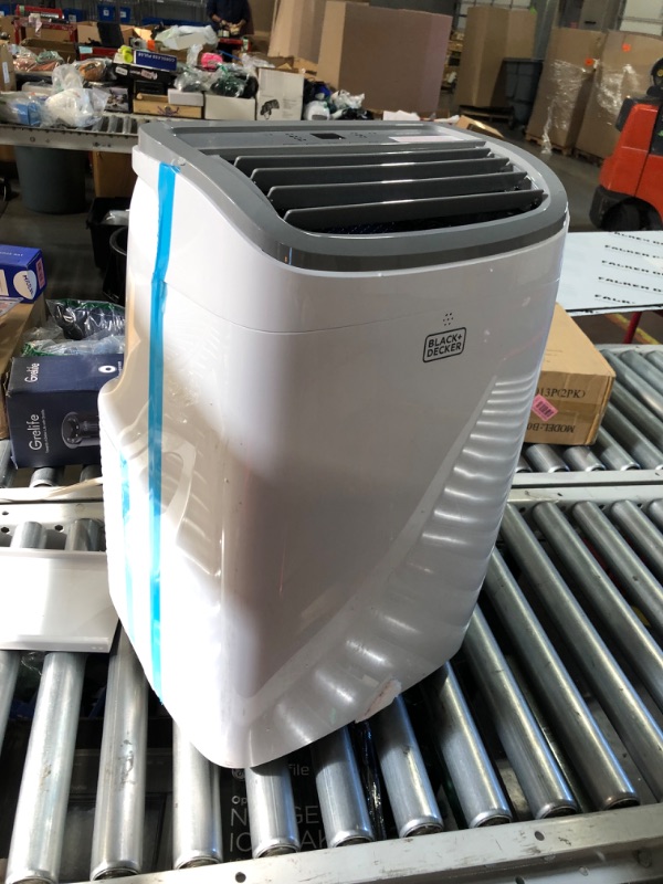 Photo 1 of ***USED - LIKELY MISSING PARTS - UNABLE TO VERIFY FUNCTIONALITY***
BLACK+DECKER 10,000 BTU Portable Air Conditioner up to 450 Sq.Ft. with Remote Control,White White 1 Count (Pack of 1)