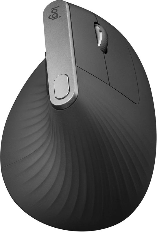 Photo 1 of (READ FULL POSTLogitech MX 910-005447 Advanced Vertical Wireless Mouse, Graphite