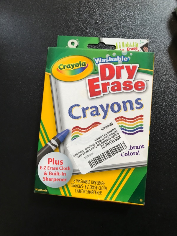 Photo 1 of crayola washable dry ease crayons