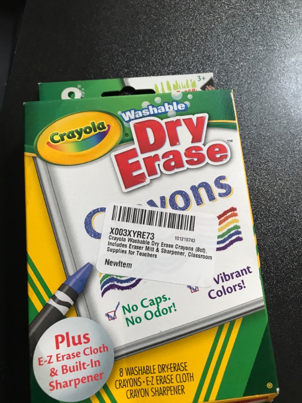 Photo 1 of crayola washable dry ease crayons