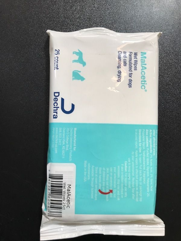 Photo 1 of Wet Wipes for Dogs and Cats, 25 ct