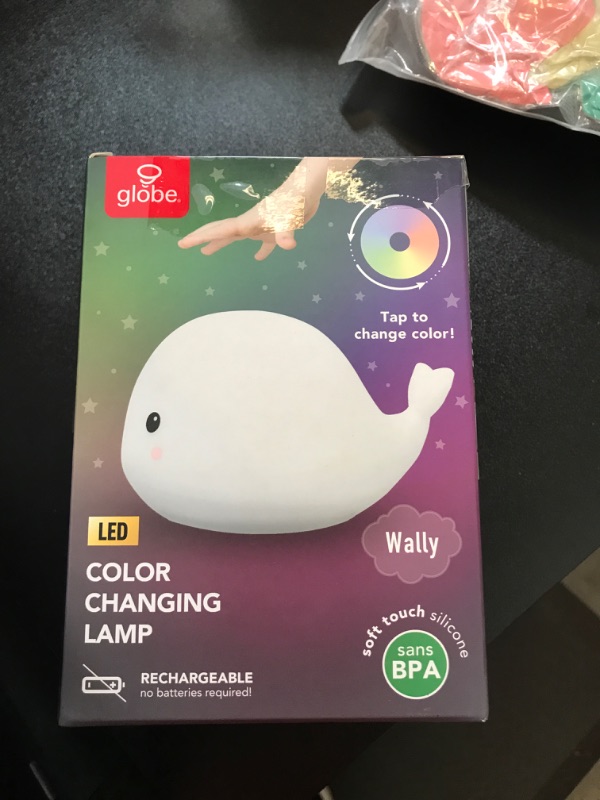 Photo 2 of Cute Whale Night Light for Kids,Kawaii Baby with 7 LED Colors Changing,Tap Control Nursery Squishy Lamp,USB Rechargeable,Birthday Gifts Baby,Girls,Boys,Toddler,Children-OURRY
