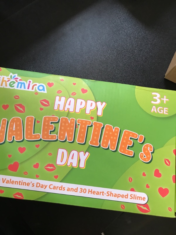 Photo 2 of SpringFlower 30 Pack Valentines Day Cards For Kids With Heart Shape Slime Toys, Kids Classroom Valentines Exchange Gifts, Valentines Party Favors For Kids, School Classroom Valentine's Prizes