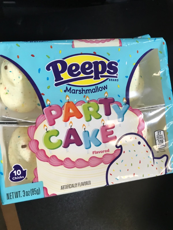Photo 2 of Marshmallow Peeps Party Cake Chicks 10ct 2pack
exp10/2024