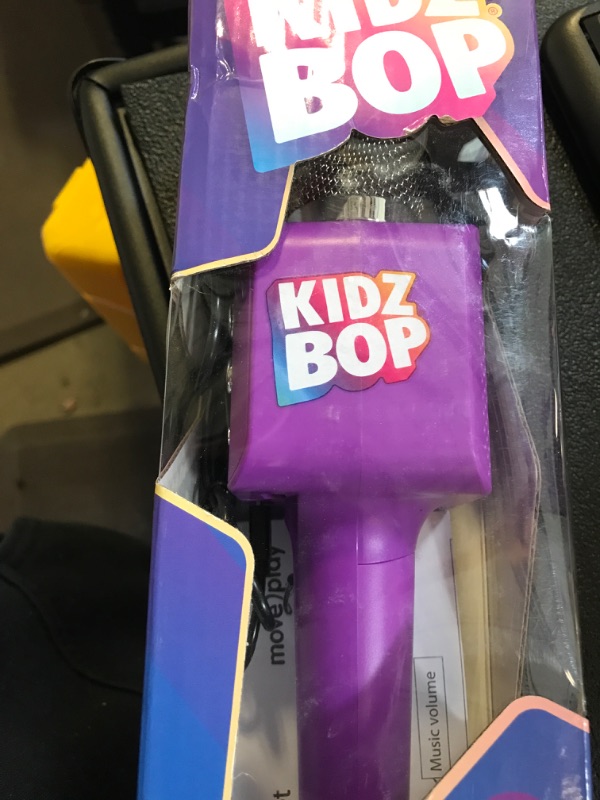 Photo 2 of Move2Play, Kidz Bop Karaoke Microphone | The Hit Music Brand for Kids | Birthday Gift for Girls and Boys | Toy for Kids Ages 4, 5, 6, 7, 8+ Years Old