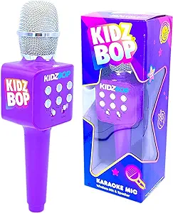 Photo 1 of Move2Play, Kidz Bop Karaoke Microphone | The Hit Music Brand for Kids | Birthday Gift for Girls and Boys | Toy for Kids Ages 4, 5, 6, 7, 8+ Years Old