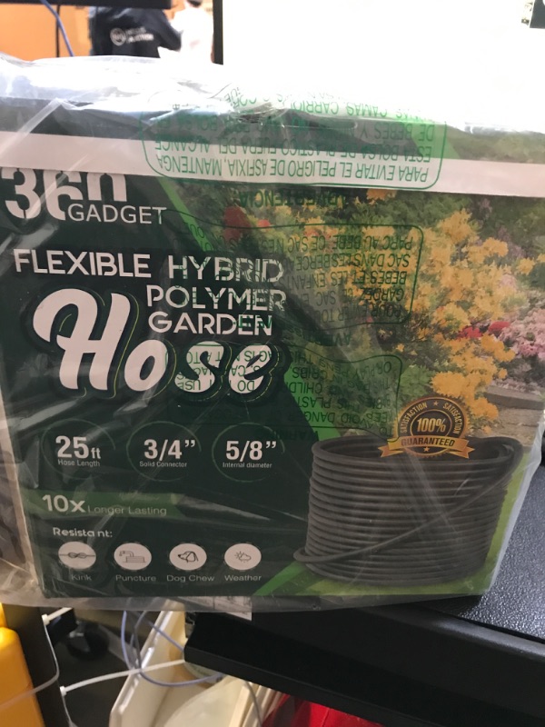 Photo 1 of 360 GADGET Garden Hose 50 FT Water Hoses with Swivel Handle Hybrid Polymer