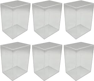 Photo 1 of 6pk Hard Shell Stackable Case Compatible with Funko Pops, Clear Acrylic Display with A, Maximum Protection
