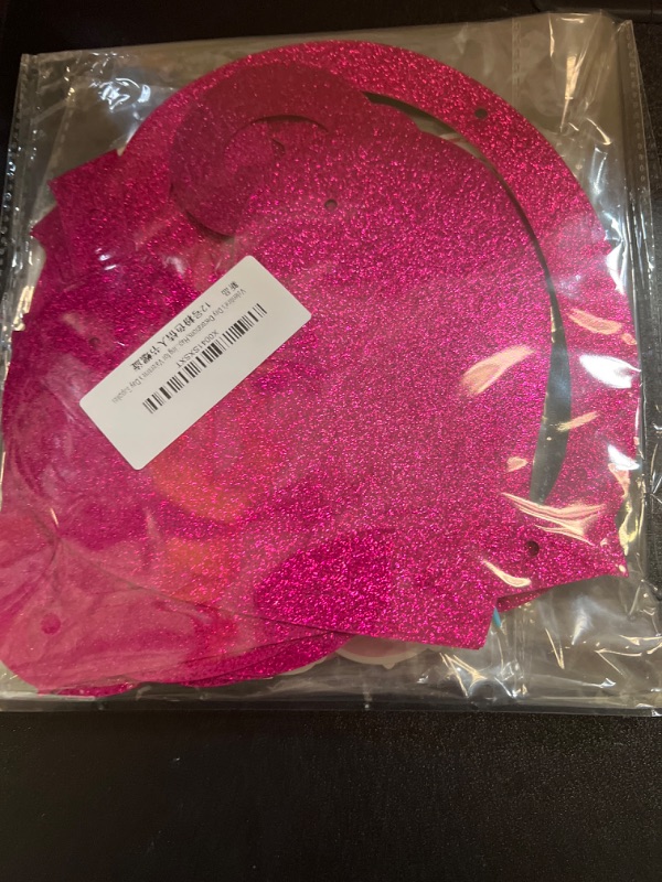 Photo 1 of Valentine's Day Hanging Decorations-10Pcs Valentine's Day Hanging Swirls,Pink Glitter Happy Valentine's Day Banner and XOXO Love Ceiling Hanging Decorations Valentine’s Photo Booth Props Pink Valentine