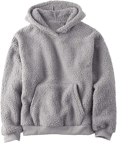 Photo 1 of 3T  Makkrom Boys Girls Sherpa Hoodies Fleece Hoodie Pullover Outfits for Kids