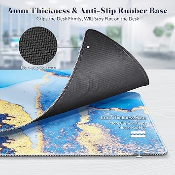 Photo 1 of Gimars Large Gel Memory Foam Ergonomic Mouse Pad Wrist Rest Support - Positive Life Theme Mousepad for Laptop, Computer, Gaming, Office - Comfortable for Easy Typing and Pain Relief