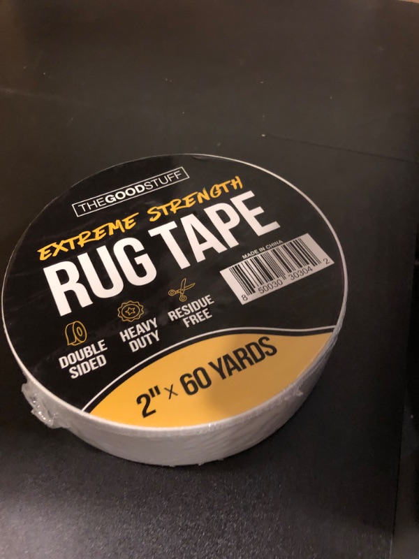 Photo 2 of The Good Stuff Rug Tape (2 Inch x 60 Yards) - Secure Rugs to Hardwood, Laminate, Tile, and Carpet 2" x 60Y