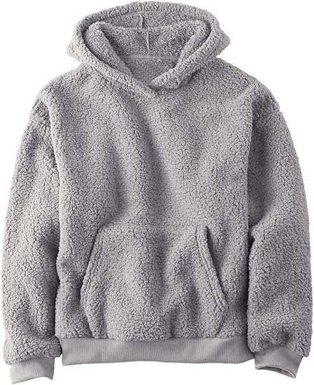 Photo 1 of Makkrom Boys Girls Sherpa Hoodies Fleece Hoodie Pullover Outfits for Kids SIZE M 