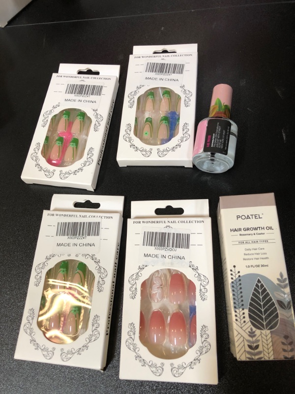Photo 1 of 6 pcs nail lot 