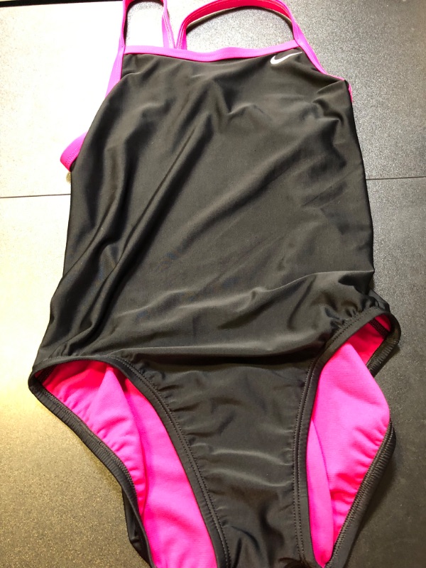 Photo 1 of Size 34 black and pink nike womens swimsuit