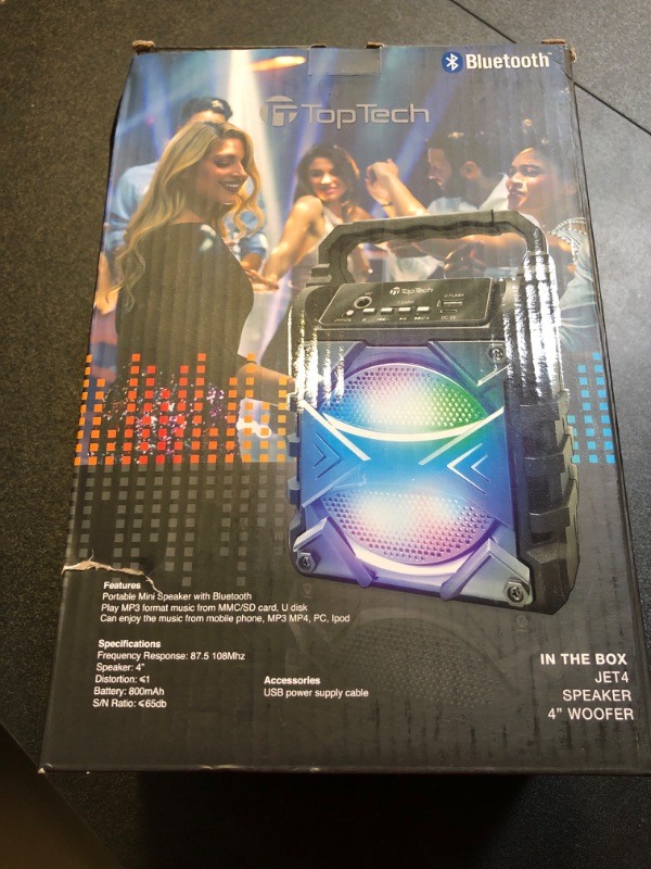 Photo 2 of TOP TECH AUDIO Jet-4 Portable Speaker
