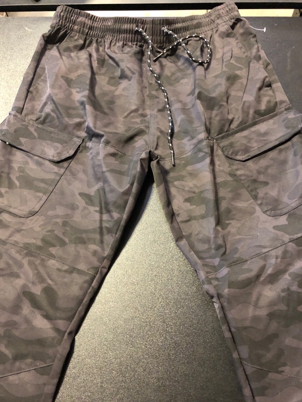 Photo 2 of Camo print Large Original Deluxe Men's Athletic Cargo Joggers
