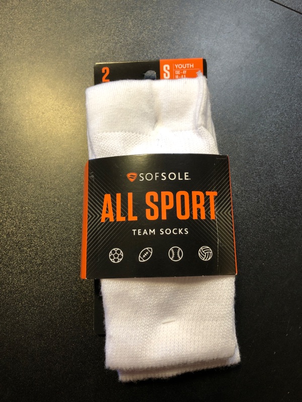 Photo 1 of Sof Sole All-Sport Youth Team Socks - 2-Pack
