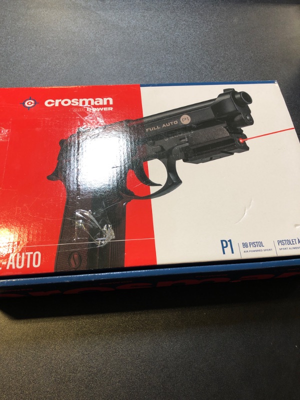 Photo 3 of Crosman Full Auto CO2-Powered Air Rifle/Pistol P1 Pistol w/Laser Sight