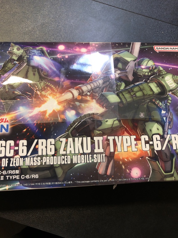 Photo 2 of Gundam The Origin Zaku II Type C-6/R6, Bandai HG The Origin 1/144
