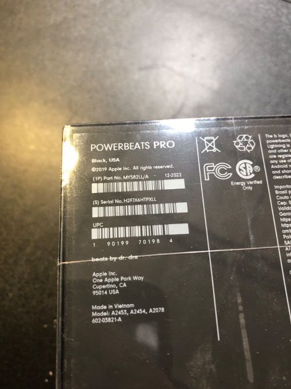 Photo 3 of Powerbeats Pro True Wireless Bluetooth Earphones - Black