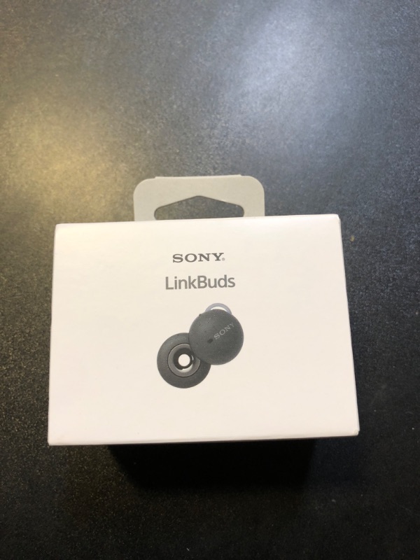Photo 2 of Sony LinkBuds Truly Wireless Earbud Headphones with an Open-Ring Design for Ambient Sounds and Alexa Built-in, Bluetooth Ear Buds Compatible with iPhone and Android, Gray