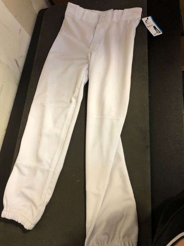 Photo 1 of stains vary adult baseball pants size small white 