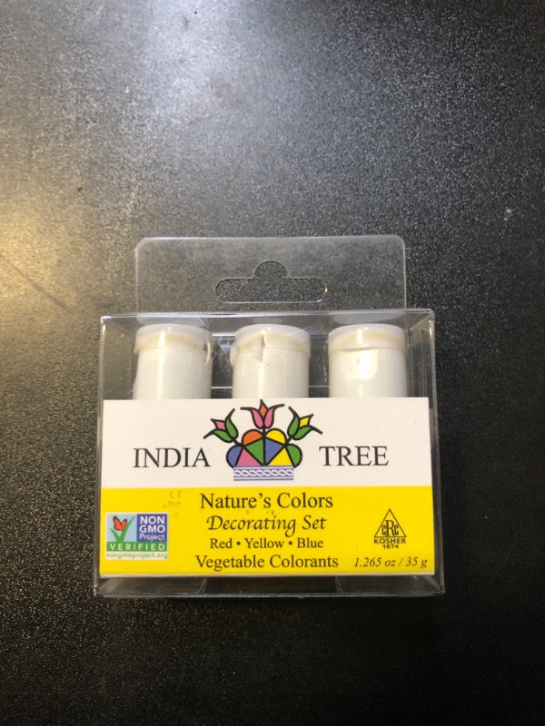 Photo 1 of India Tree Nature's Colors Decorating Set, 1.265 Ounce