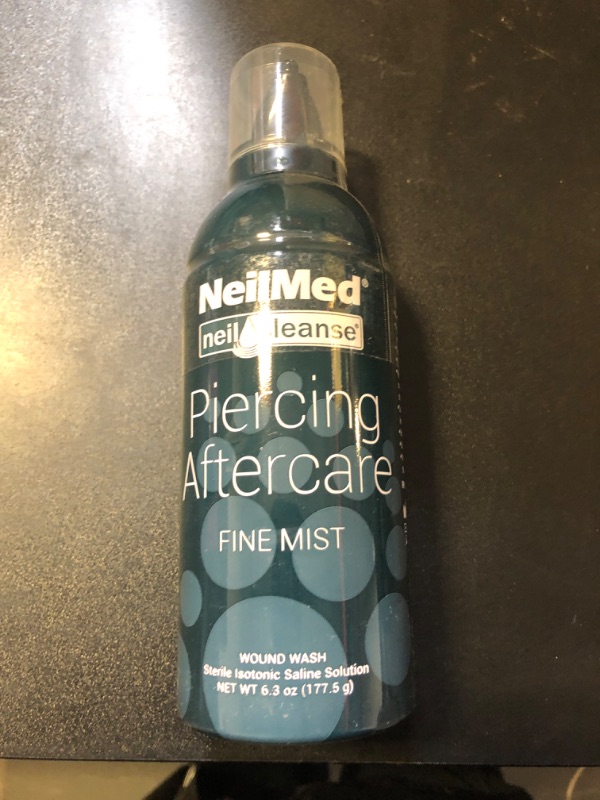 Photo 2 of NeilMed NeilCleanse Piercing Aftercare, Fine Mist, 6.3 Fluid Ounce