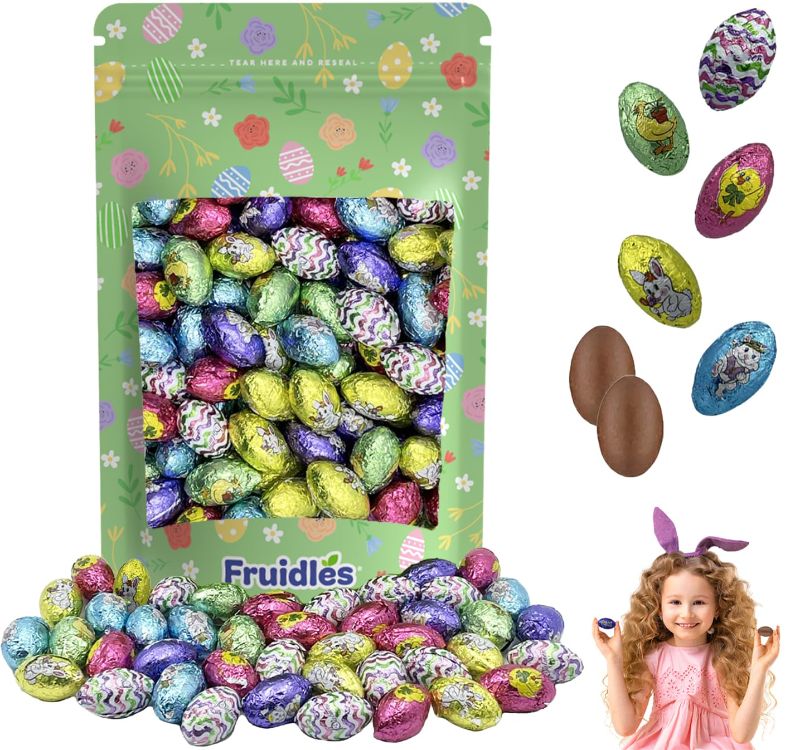 Fruidles Double Crisp Eggs Milk Chocolate, Happy Easter Day Eggs, Party ...