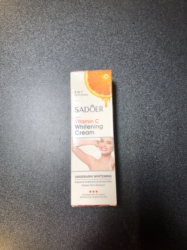 Photo 2 of Sadoer Vitamin C Cream 3 in 1, Moisturizing Skincare Underarm Cream, Hyaluronic Acid Body Corrector Cream, Skin Tone Even Cream for Armpit, Neck, Knees, Elbows, Inner Thigh, Private Parts (1Pc)
