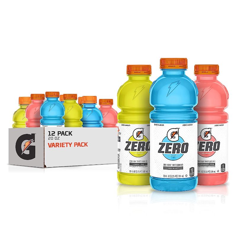 Photo 1 of Gatorade Variety Pack Thirst Quencher, 20 Fl Oz Bottles, 12 Pack BEST BY 4/15/2024
